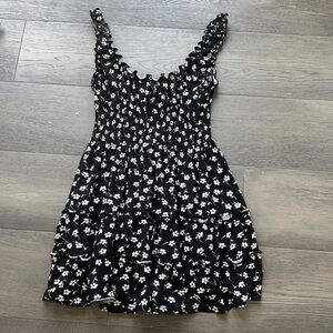 Urban Outfitters Black and White Floral Dress